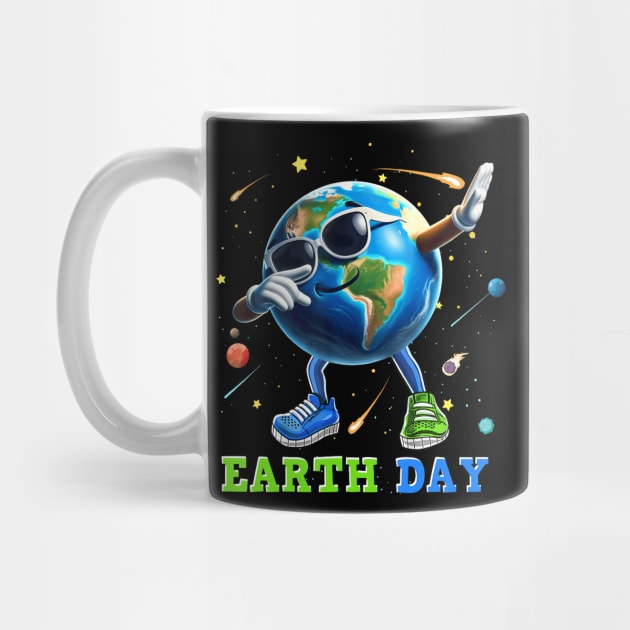 Earth Day 2024 Funny Earth Day Kids Toddler Girls Boys Dab by Mitsue Kersting